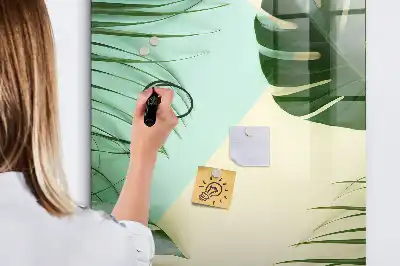 Magnetická popisovací tabule tropická monstera