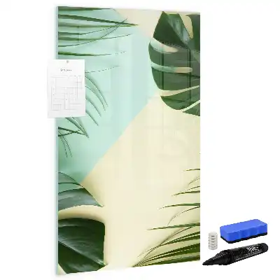 Magnetická popisovací tabule tropická monstera