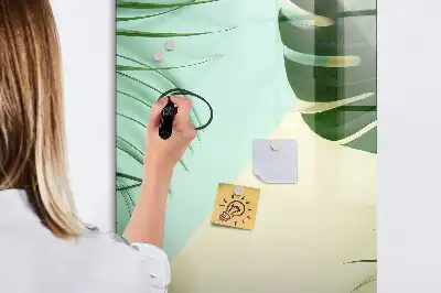 Magnetická popisovací tabule tropická monstera