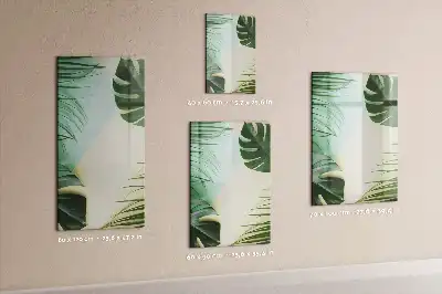 Magnetická popisovací tabule tropická monstera