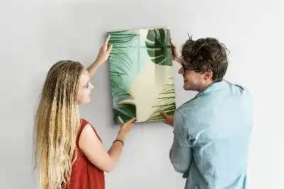 Magnetická popisovací tabule tropická monstera
