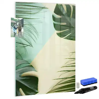 Magnetická popisovací tabule tropická monstera