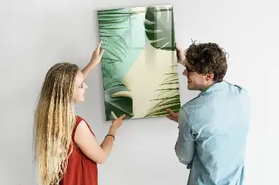 Magnetická popisovací tabule tropická monstera