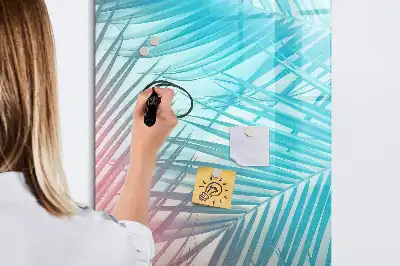 Magnetická tabule na kreslení motiv palmových listů