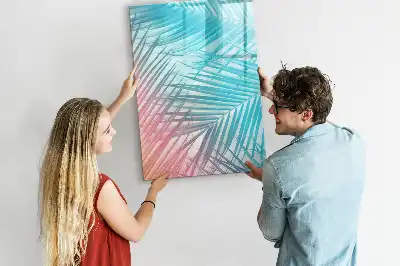 Magnetická tabule na kreslení motiv palmových listů