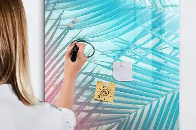 Magnetická tabule na kreslení motiv palmových listů