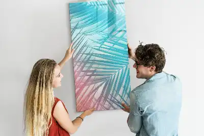 Magnetická tabule na kreslení motiv palmových listů