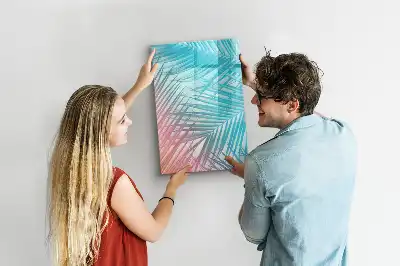 Magnetická tabule na kreslení motiv palmových listů