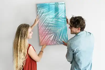 Magnetická tabule na kreslení motiv palmových listů