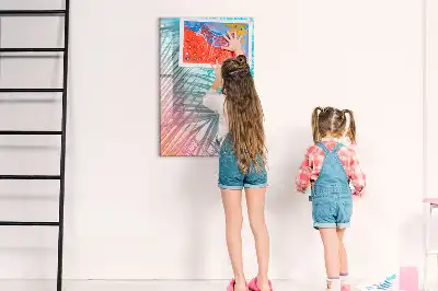 Magnetická tabule na kreslení motiv palmových listů