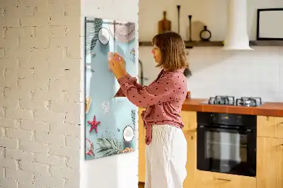 Magnetická popisovací tabule letní kompozice