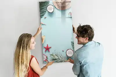 Magnetická popisovací tabule letní kompozice