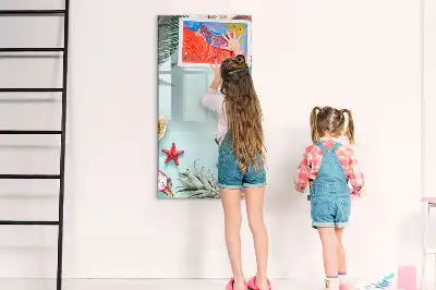 Magnetická popisovací tabule letní kompozice