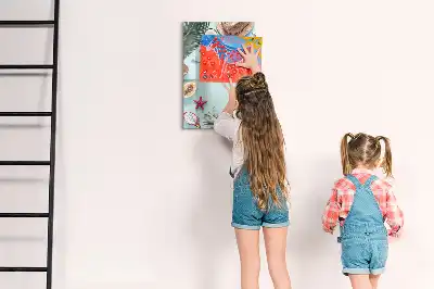 Magnetická popisovací tabule letní kompozice