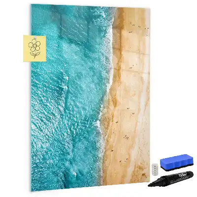 Magnetická tabule na kreslení mořská pláž