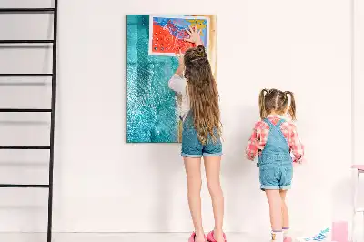 Magnetická tabule na kreslení mořská pláž