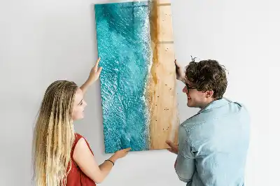 Magnetická tabule na kreslení mořská pláž