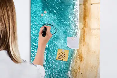 Magnetická tabule na kreslení mořská pláž