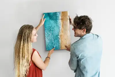 Magnetická tabule na kreslení mořská pláž