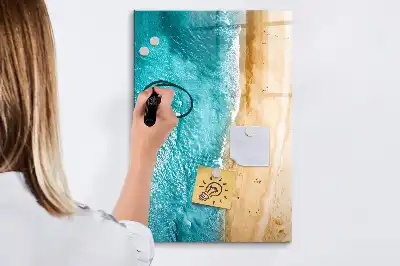 Magnetická tabule na kreslení mořská pláž