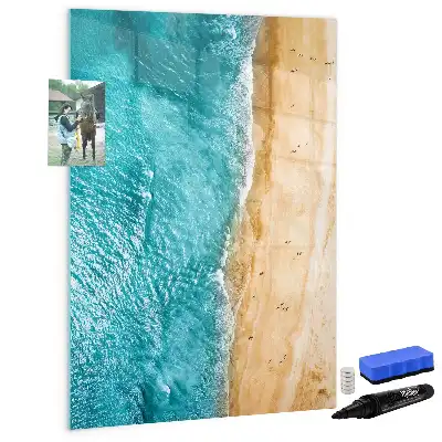 Magnetická tabule na kreslení mořská pláž