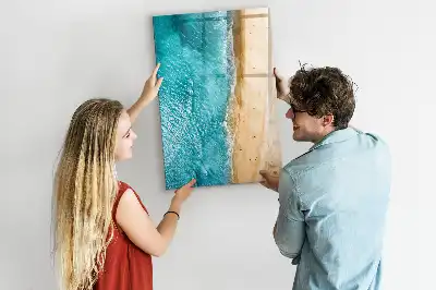 Magnetická tabule na kreslení mořská pláž