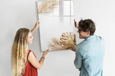 Magnetická popisovací tabule zlaté listy