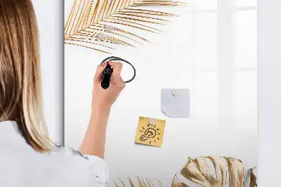 Magnetická popisovací tabule zlaté listy