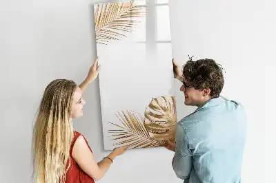 Magnetická popisovací tabule zlaté listy