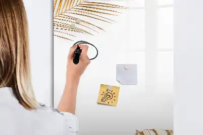 Magnetická popisovací tabule zlaté listy