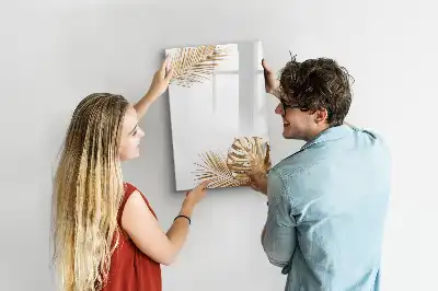 Magnetická popisovací tabule zlaté listy