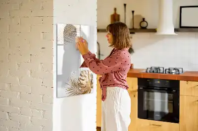 Magnetická popisovací tabule zlaté listy