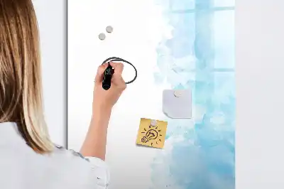 Magnetická kreslicí tabule s motivem akvarelových skvrn