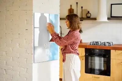 Magnetická kreslicí tabule s motivem akvarelových skvrn