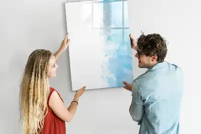 Magnetická kreslicí tabule s motivem akvarelových skvrn
