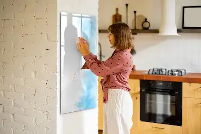 Magnetická kreslicí tabule s motivem akvarelových skvrn