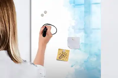 Magnetická kreslicí tabule s motivem akvarelových skvrn
