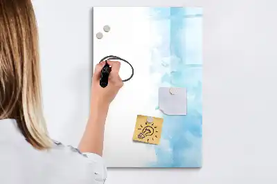 Magnetická kreslicí tabule s motivem akvarelových skvrn