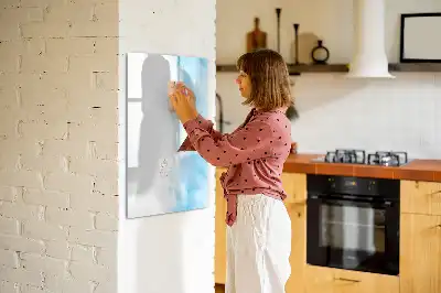 Magnetická kreslicí tabule s motivem akvarelových skvrn
