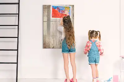 Magnetická popisovací tabule dřevěná