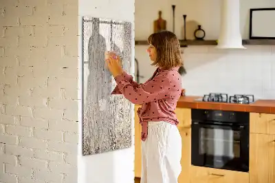 Magnetická popisovací tabule dřevěná