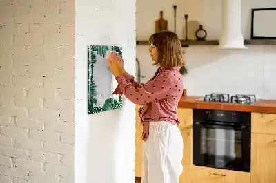 Magnetická tabule na kreslení v rámečku s motivem monstery