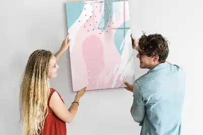 Magnetická popisovací tabule s motivem abstrakce vzoru