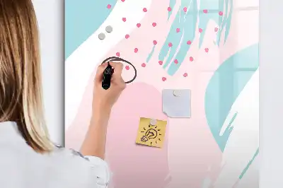 Magnetická popisovací tabule s motivem abstrakce vzoru