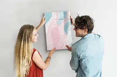 Magnetická popisovací tabule s motivem abstrakce vzoru