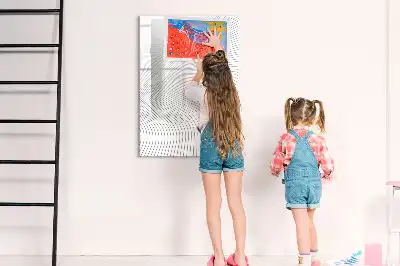 Magnetická kreslicí tabule šedé linie