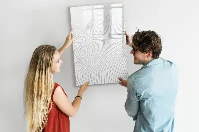 Magnetická kreslicí tabule šedé linie