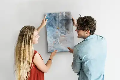 Magnetická kreslicí tabule s mramorovým vzorem