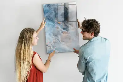 Magnetická kreslicí tabule s mramorovým vzorem
