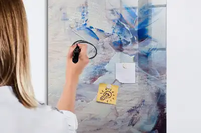Magnetická popisovací tabule malířská abstrakce
